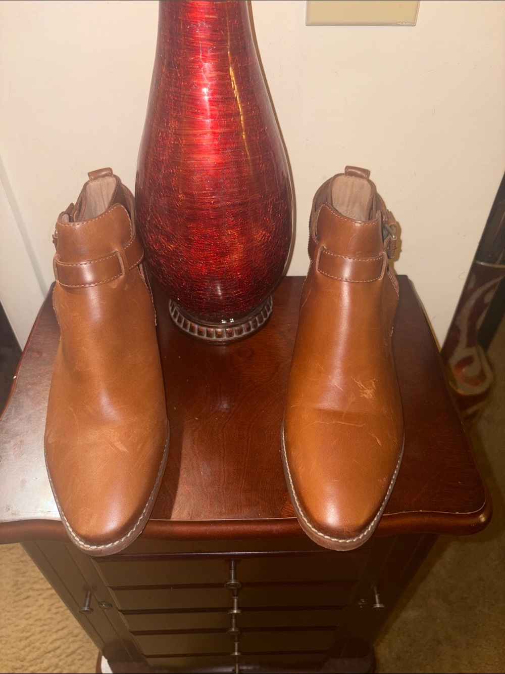 Madewell Women’s Brown Hollis English Ankle Leather Boots